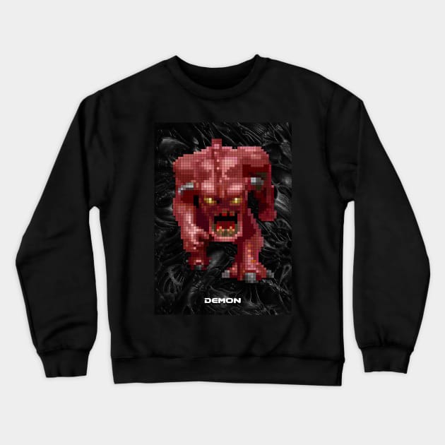 Demon Crewneck Sweatshirt by Beegeedoubleyou